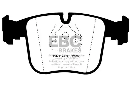 накладки EBC Brakes DP4870R