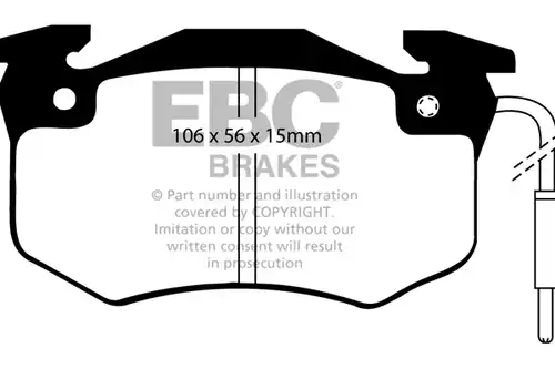 накладки EBC Brakes DP489/2
