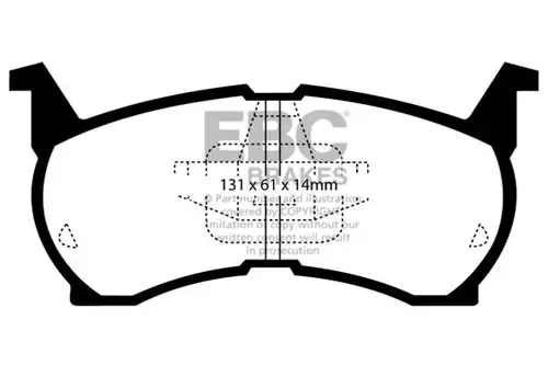 накладки EBC Brakes DP490
