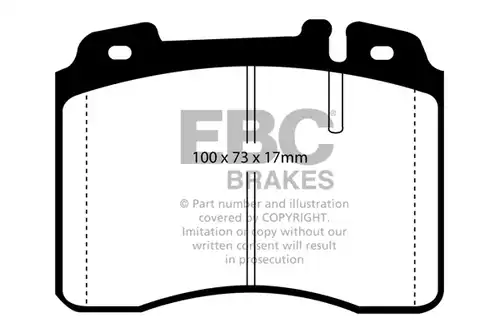 накладки EBC Brakes DP4927R