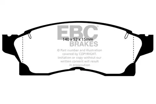 накладки EBC Brakes DP4936R