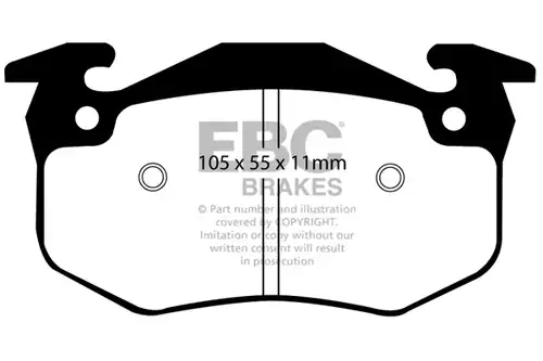 накладки EBC Brakes DP4983R