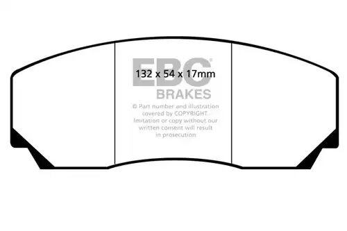 накладки EBC Brakes DP5002NDX