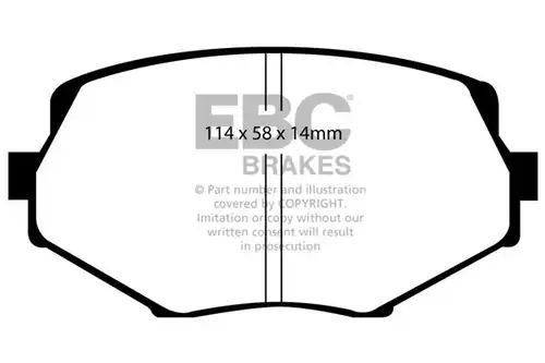 накладки EBC Brakes DP51002NDX