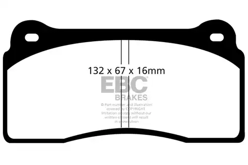 накладки EBC Brakes DP51110NDX