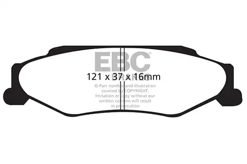 накладки EBC Brakes DP51160NDX