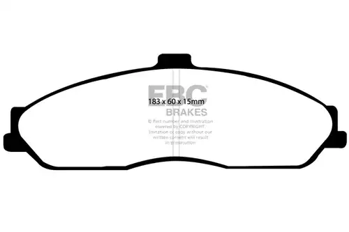 накладки EBC Brakes DP51162NDX