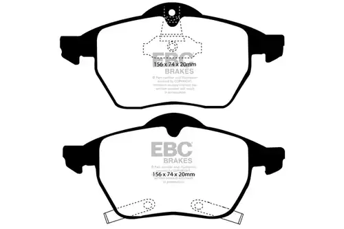 накладки EBC Brakes DP51187NDX