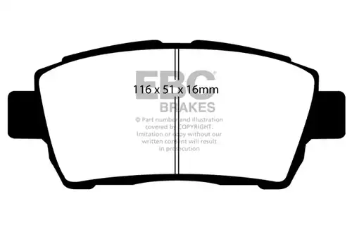 накладки EBC Brakes DP51295NDX