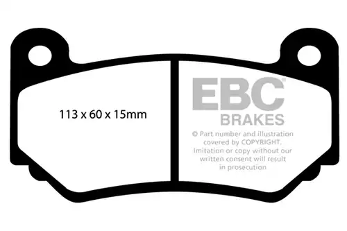накладки EBC Brakes DP51377NDX