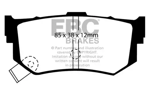накладки EBC Brakes DP514/2