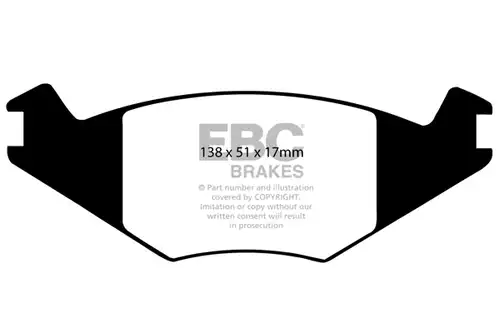 накладки EBC Brakes DP515