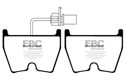 накладки EBC Brakes DP51513/3NDX