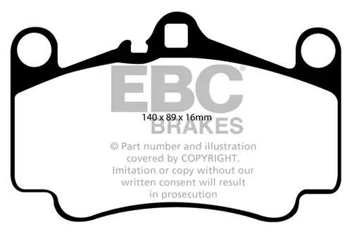 накладки EBC Brakes DP51515NDX