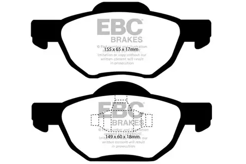 накладки EBC Brakes DP51525NDX