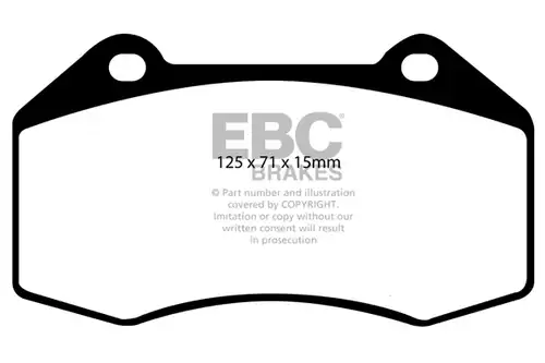 накладки EBC Brakes DP51539NDX