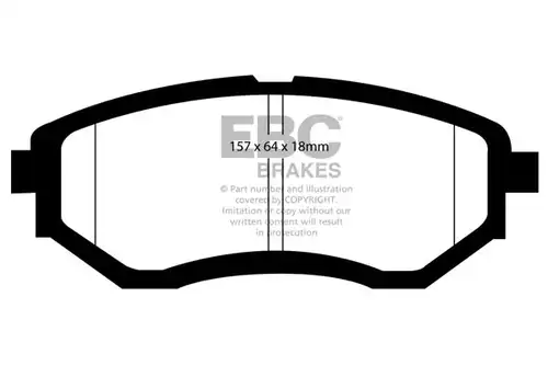 накладки EBC Brakes DP51583NDX
