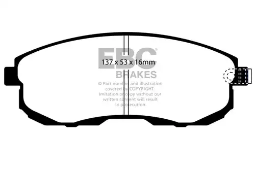 накладки EBC Brakes DP51636NDX