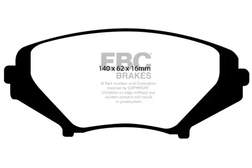 накладки EBC Brakes DP51665NDX