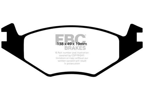 накладки EBC Brakes DP517/2