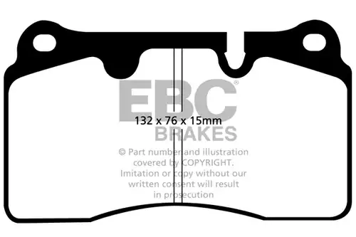 накладки EBC Brakes DP51908NDX