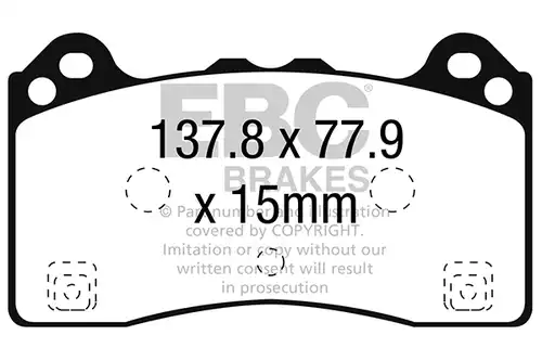 накладки EBC Brakes DP52274NDX