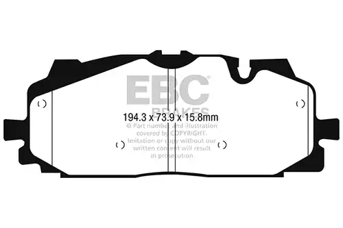 накладки EBC Brakes DP52277NDX