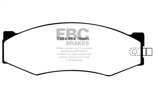 накладки EBC Brakes DP527