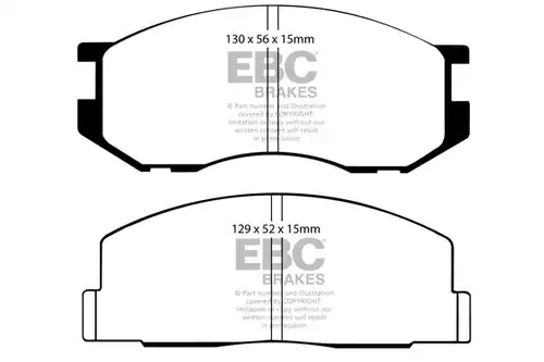 накладки EBC Brakes DP536