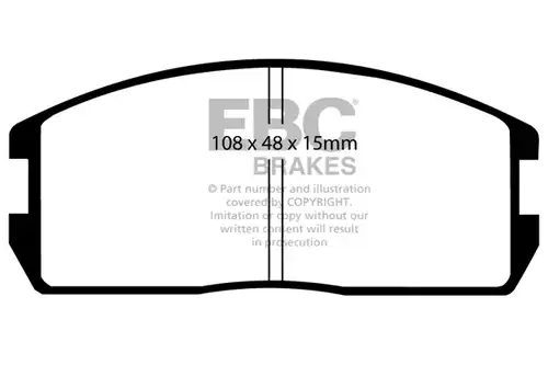 накладки EBC Brakes DP537