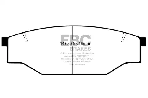 накладки EBC Brakes DP539