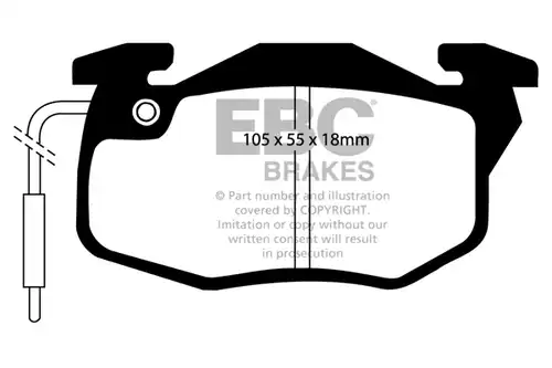 накладки EBC Brakes DP5545NDX