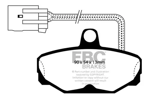 накладки EBC Brakes DP571/2