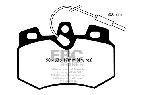 накладки EBC Brakes DP575/4