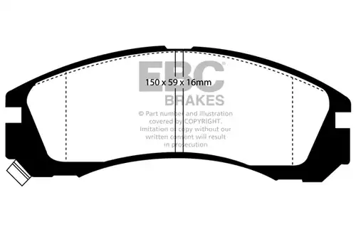 накладки EBC Brakes DP5954NDX