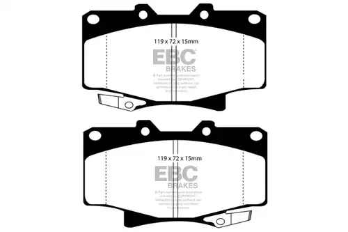 накладки EBC Brakes DP5992NDX