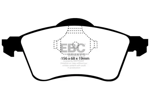 накладки EBC Brakes DP61115