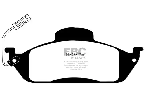 накладки EBC Brakes DP61232