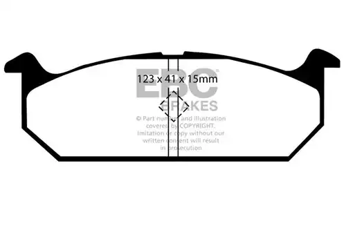 накладки EBC Brakes DP613