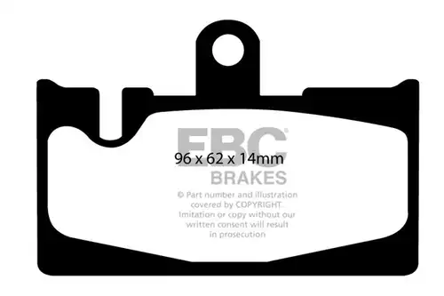 накладки EBC Brakes DP61397
