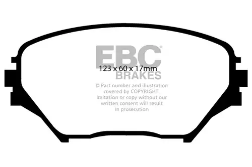накладки EBC Brakes DP61402