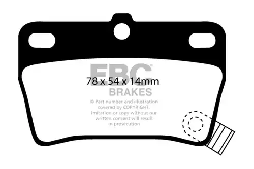накладки EBC Brakes DP61403
