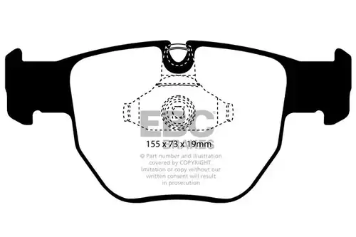 накладки EBC Brakes DP61463
