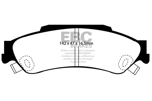 накладки EBC Brakes DP61602