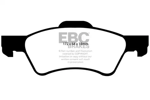 накладки EBC Brakes DP61613