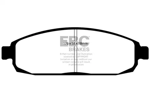 накладки EBC Brakes DP61732