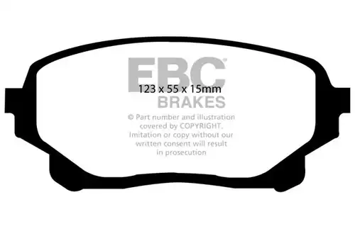 накладки EBC Brakes DP61756
