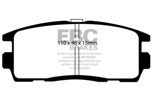 накладки EBC Brakes DP61797