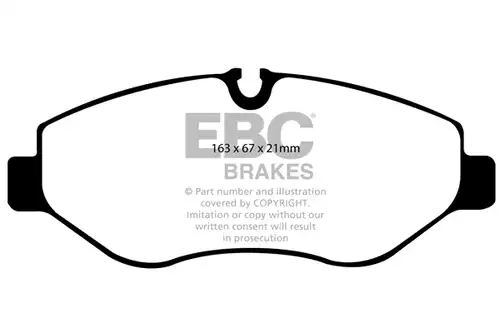 накладки EBC Brakes DP61926