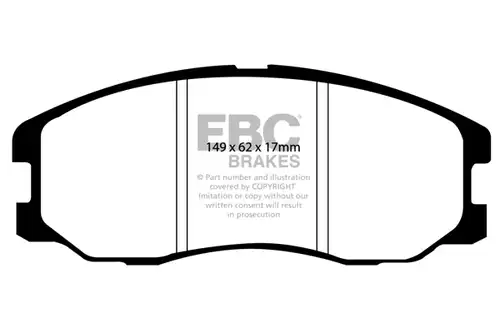 накладки EBC Brakes DP61975